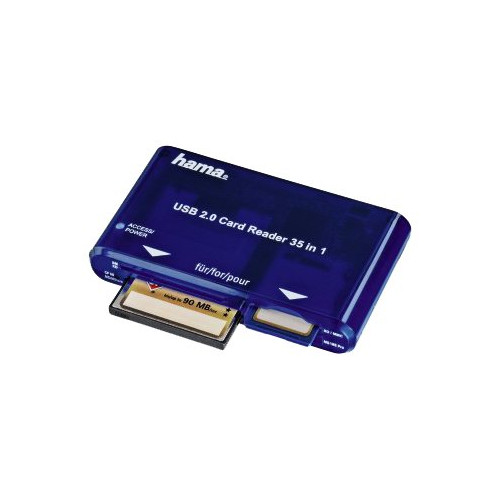Hama Hama USB 2.0 30 in 1 CardReaderWriter - kortläsare - USB 2.0