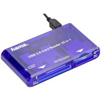 Produktbild för Hama USB 2.0 30 in 1 CardReaderWriter - kortläsare - USB 2.0