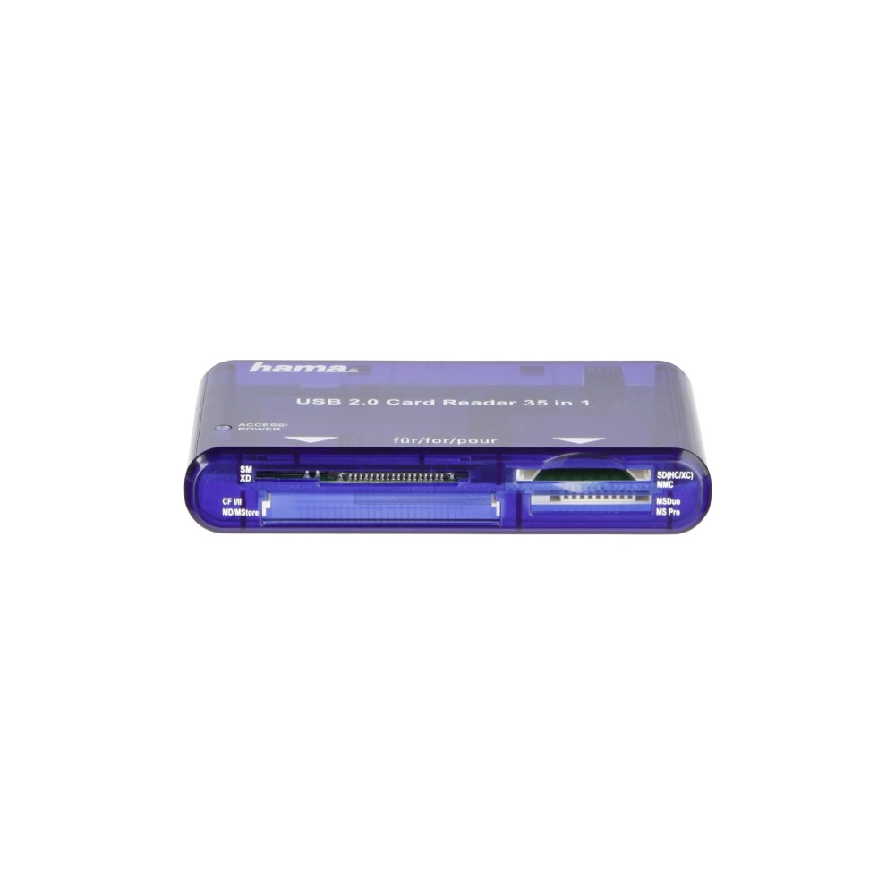 Produktbild för Hama USB 2.0 30 in 1 CardReaderWriter - kortläsare - USB 2.0