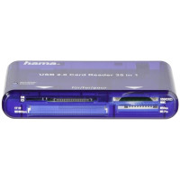 Produktbild för Hama USB 2.0 30 in 1 CardReaderWriter - kortläsare - USB 2.0