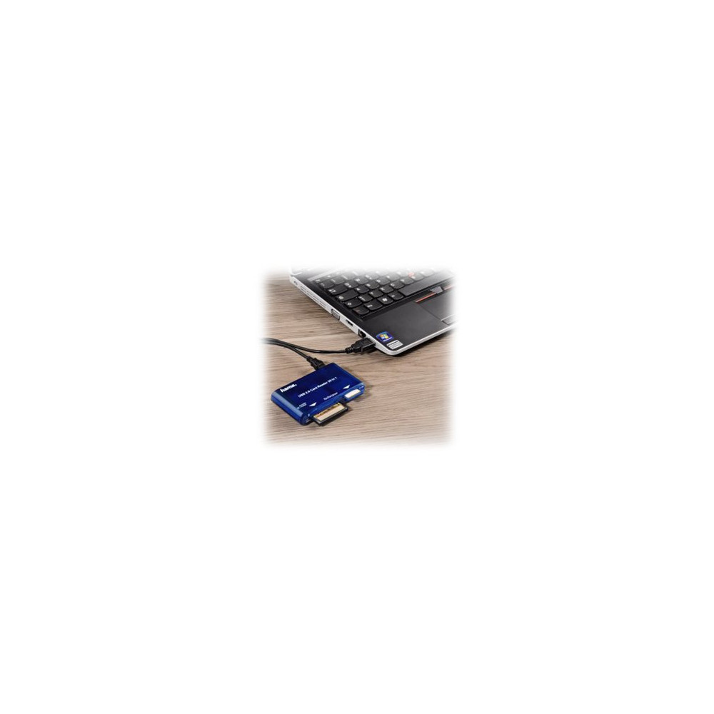 Produktbild för Hama USB 2.0 30 in 1 CardReaderWriter - kortläsare - USB 2.0
