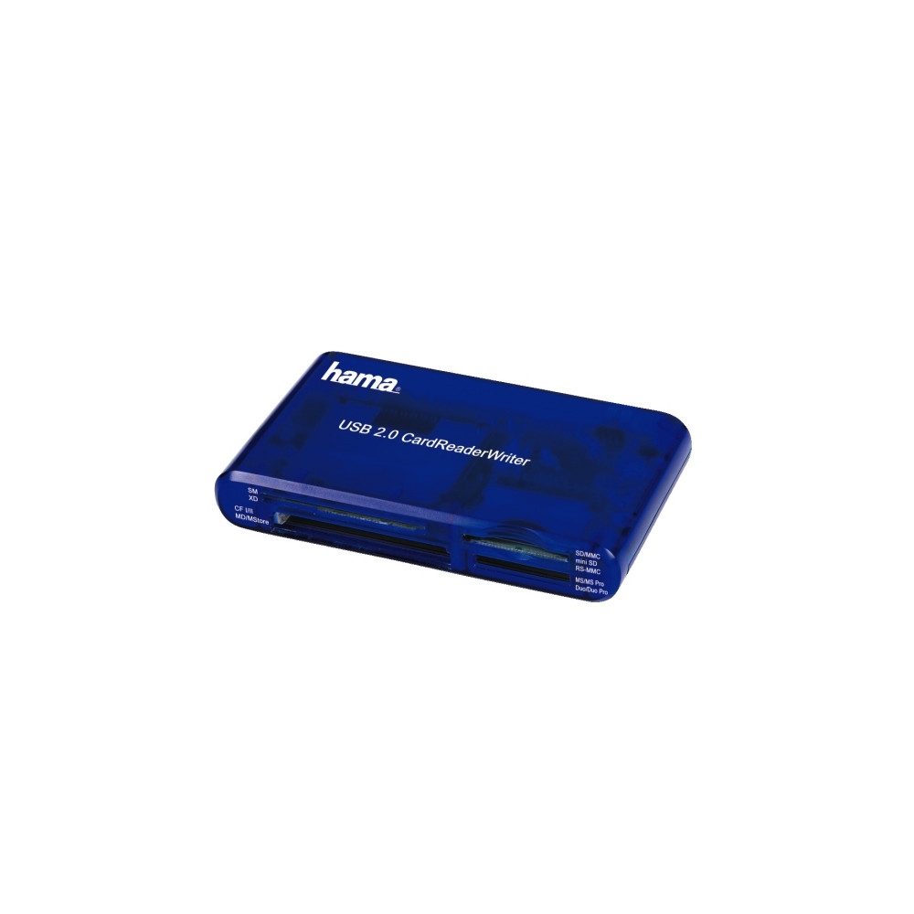 Produktbild för Hama USB 2.0 30 in 1 CardReaderWriter - kortläsare - USB 2.0