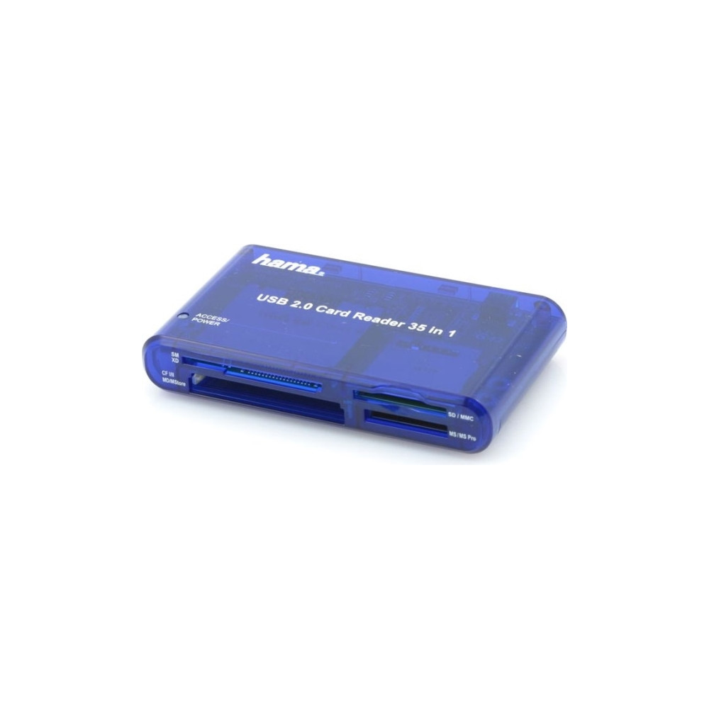 Produktbild för Hama USB 2.0 30 in 1 CardReaderWriter - kortläsare - USB 2.0