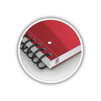 Produktbild för Oxford Office Europeanbook A4+ - anteckningsblock - 120 ark