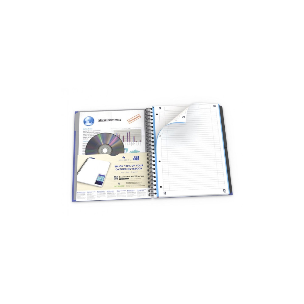 Produktbild för Oxford Office Europeanbook A4+ - anteckningsblock - 120 ark