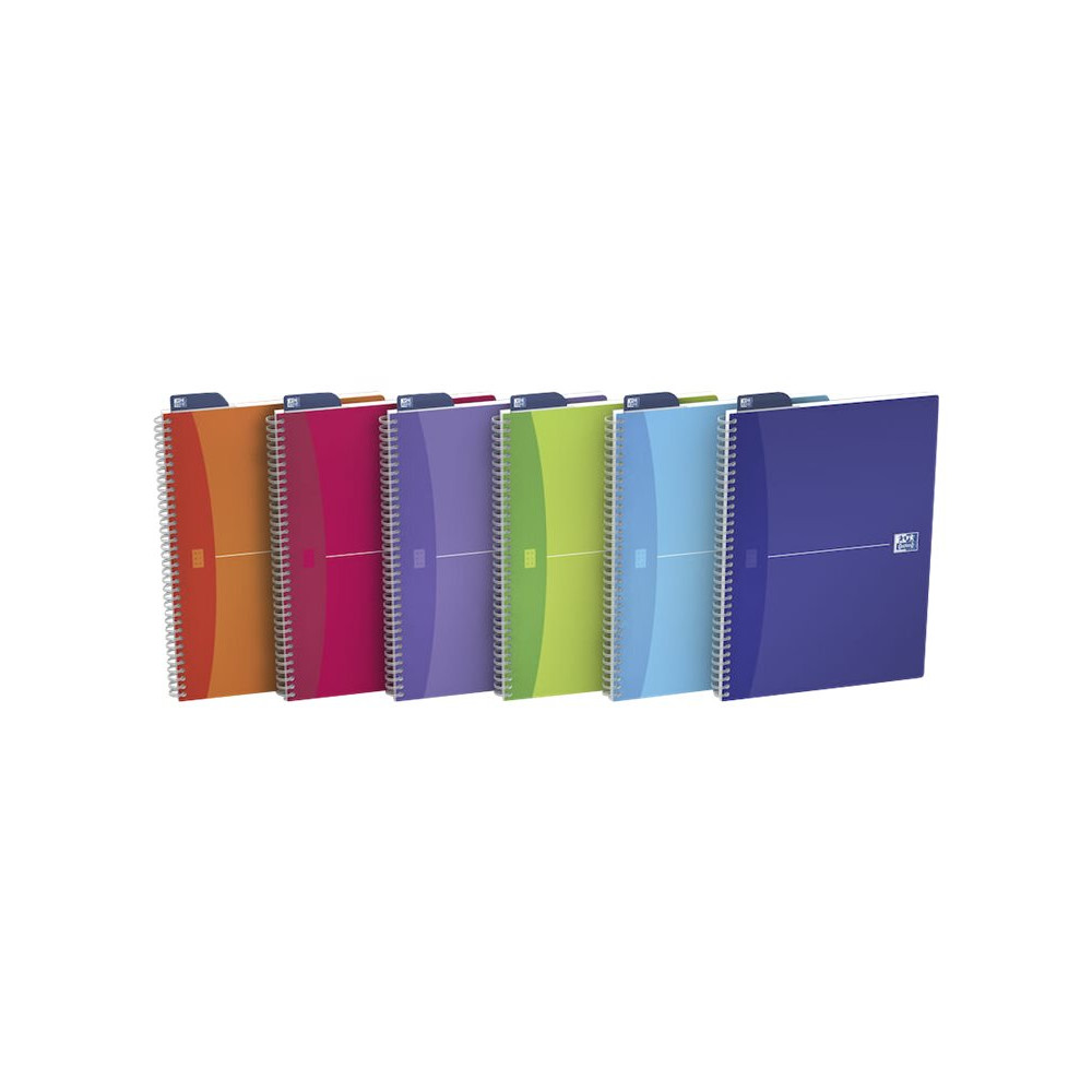 Produktbild för Notesbog Oxford My Colours, A4, ternet 5 x 5 mm, 90 ark, 90...