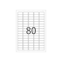Produktbild för HERMA Premium - laminerade etiketter - matt - 2000 etikett (er) - 35.6 x 16.9 mm