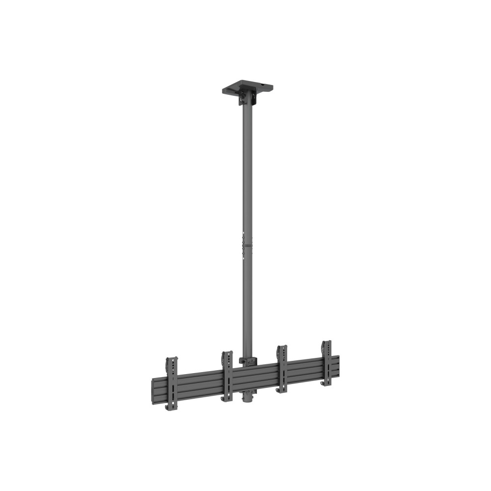Produktbild för Multibrackets M Pro Series MBC2X1U monteringssats - en sida - för 2 LCD-bildskärmar - svart