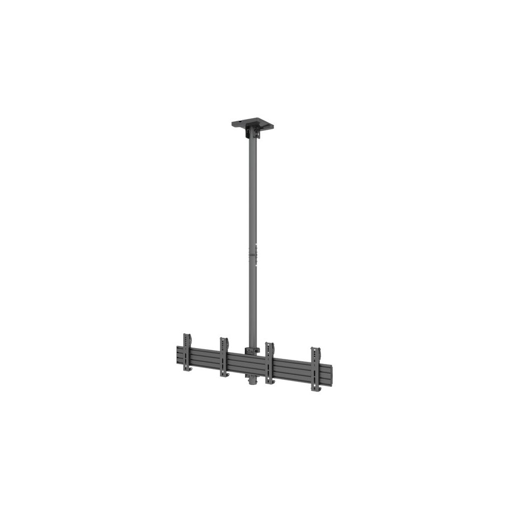 Produktbild för Multibrackets M Pro Series MBC2X1U monteringssats - en sida - för 2 LCD-bildskärmar - svart