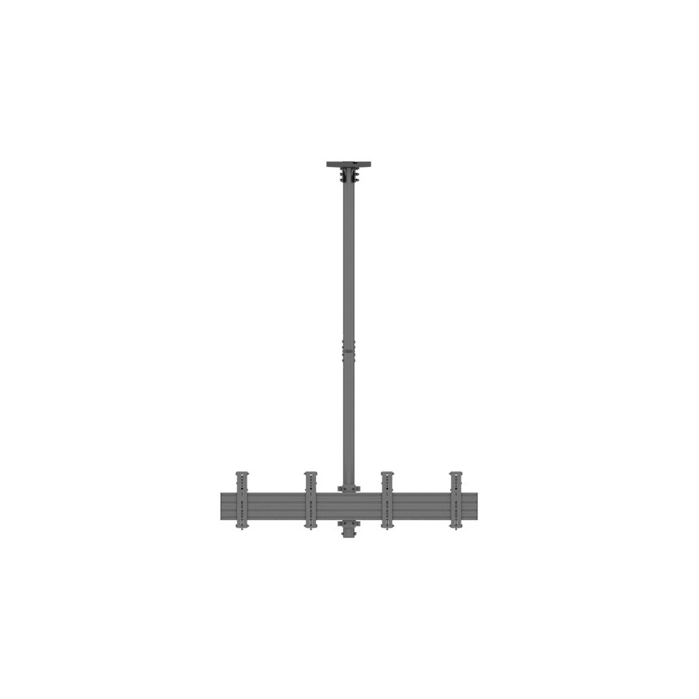 Produktbild för Multibrackets M Pro Series MBC2X1U monteringssats - en sida - för 2 LCD-bildskärmar - svart