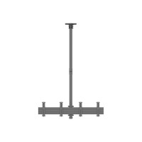 Produktbild för Multibrackets M Pro Series MBC2X1U monteringssats - en sida - för 2 LCD-bildskärmar - svart