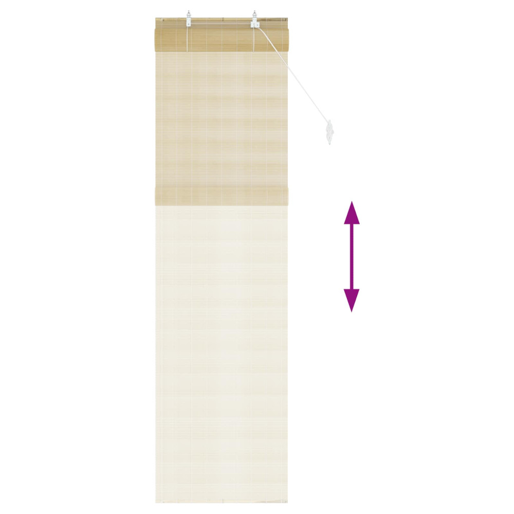 Produktbild för Rullgardin Naturlig 40 x 220 cm Bambu