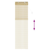 Produktbild för Rullgardin Naturlig 40 x 220 cm Bambu