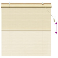 Produktbild för Rullgardin Naturlig 160 x 160 cm Bambu