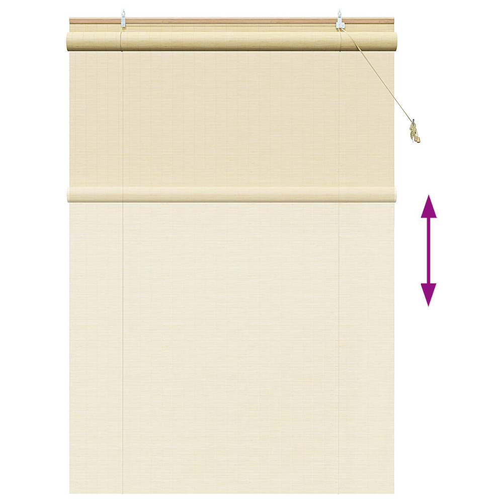 Produktbild för Rullgardin Naturlig 160 x 220 cm Bambu