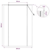 Produktbild för Rullgardin Naturlig 160 x 220 cm Bambu