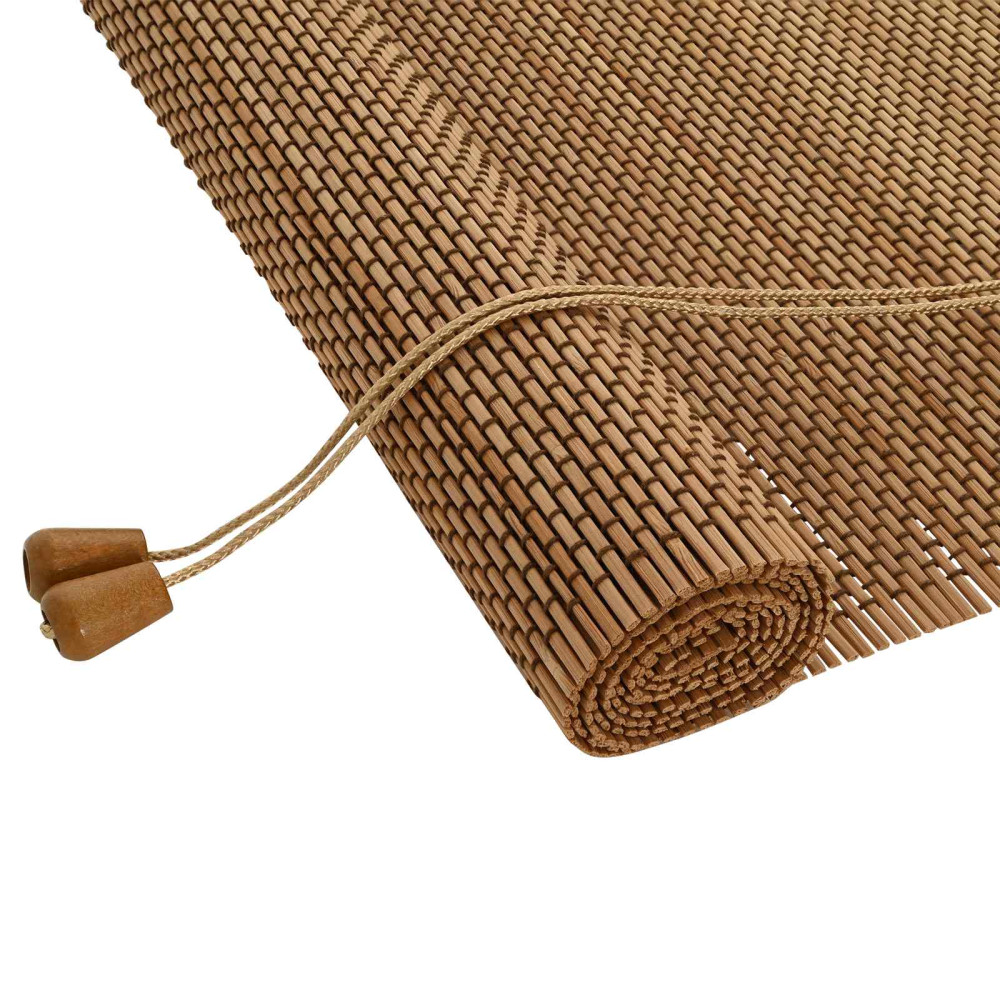 Produktbild för Rullgardin Brun 70 x 160 cm Bambu