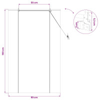 Produktbild för Rullgardin Brun 90 x 160 cm Bambu
