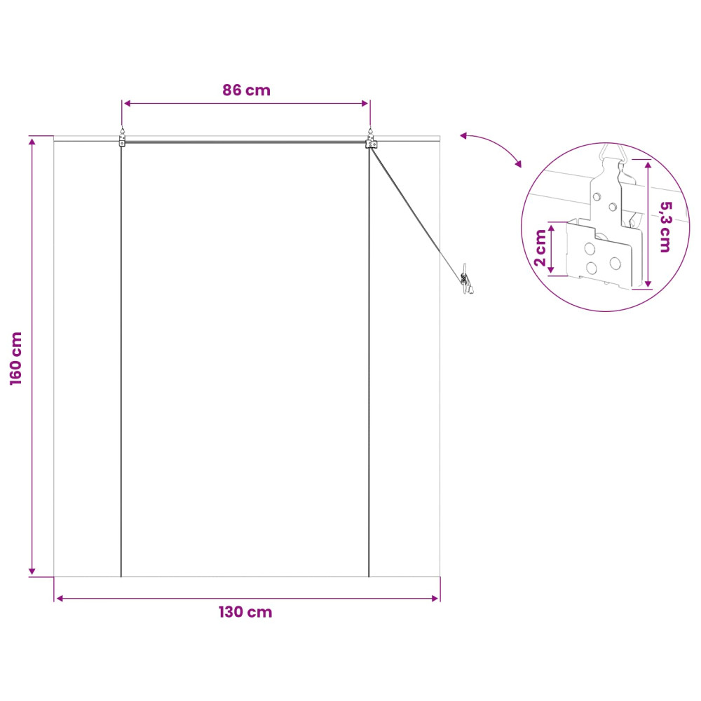 Produktbild för Rullgardin Brun 130 x 160 cm Bambu