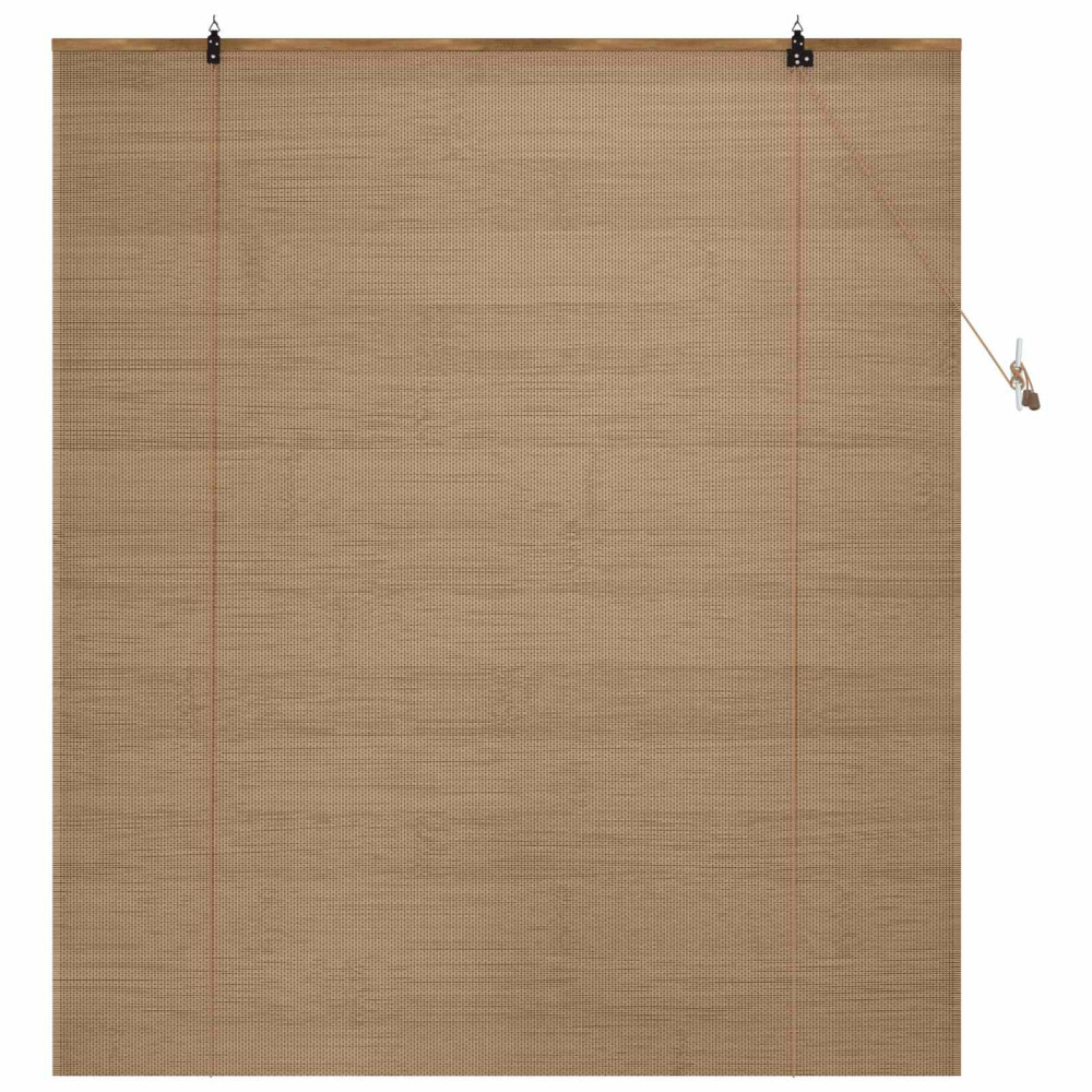 Produktbild för Rullgardin Brun 160 x 160 cm Bambu
