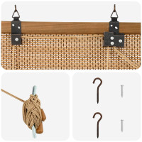 Produktbild för Rullgardin Brun 110 x 220 cm Bambu