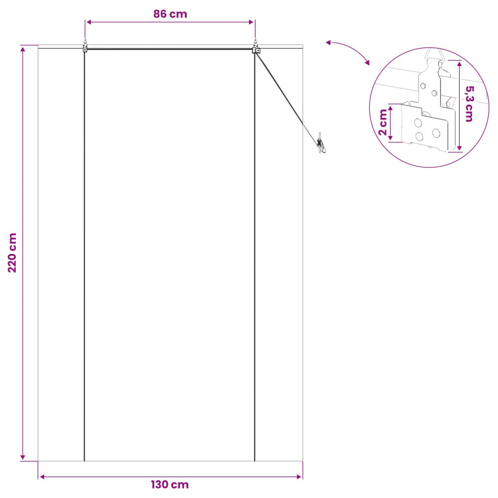 Produktbild för Rullgardin Brun 130 x 220 cm Bambu