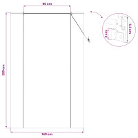 Produktbild för Rullgardin Brun 140 x 220 cm Bambu