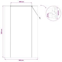 Produktbild för Rullgardin Brun 150 x 220 cm Bambu