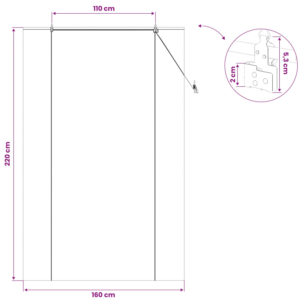 Produktbild för Rullgardin Brun 160 x 220 cm Bambu