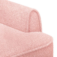 Produktbild för Loveseat med knapprapport Rosa 117 x 67 x 77 cm Bouclé