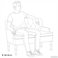 Produktbild för Loveseat med knapprapport Ljusgrå 111 x 65 x 79 cm Sammet