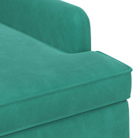 Produktbild för Loveseat med knapprapport Turkos 111 x 65 x 79 cm Sammet