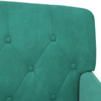 Produktbild för Loveseat med knapprapport Turkos 111 x 65 x 79 cm Sammet