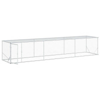 Produktbild för Hönsgård Silver 500 x 100 x 100 cm Galvaniserat stål