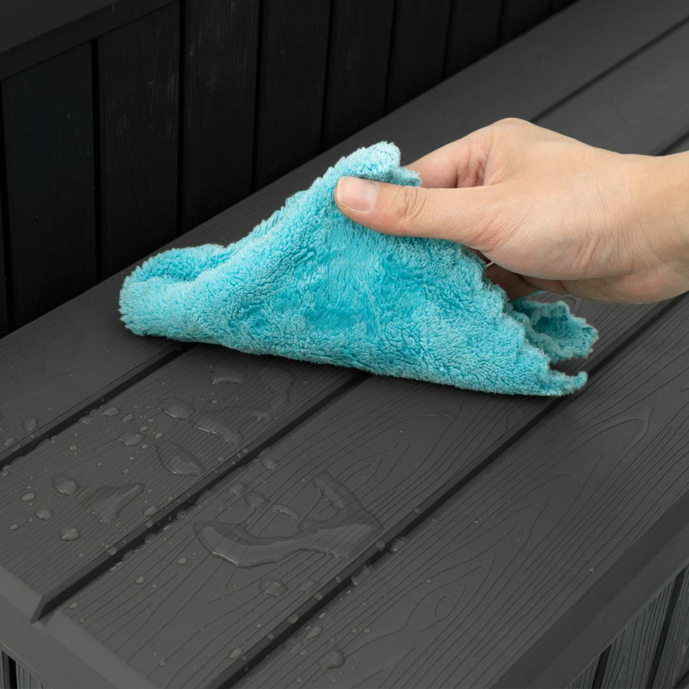 Produktbild för Badtunna Steg med Förvaring 2-Stegs Svart 93 x 57 x 35 cm PP