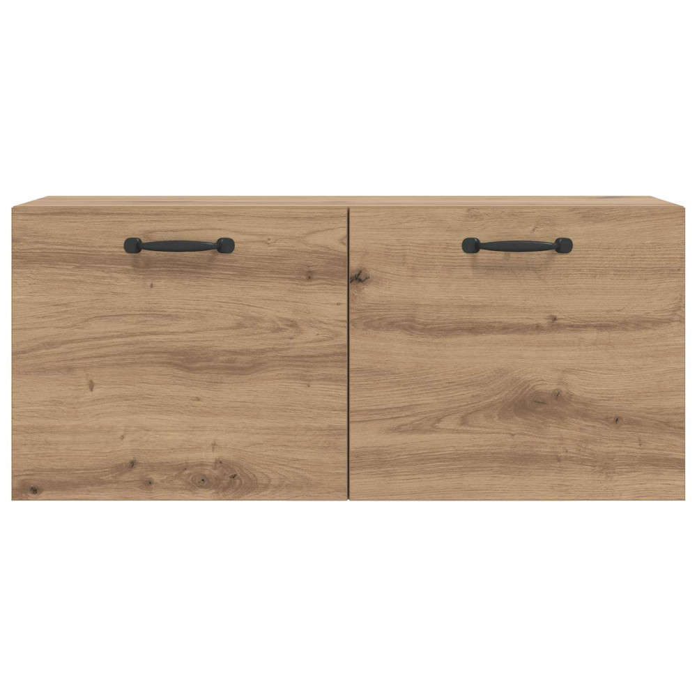 Produktbild för Väggskåp Väggmonterat Artisan-ek 80 x 36,5 x 35 cm