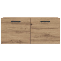 Produktbild för Väggskåp Väggmonterat Artisan-ek 80 x 36,5 x 35 cm