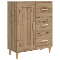 Produktbild för Sideboard Artisan-ek 69,5 x 34 x 90 cm Konstruerat trä