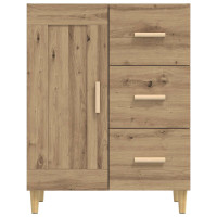 Produktbild för Sideboard Artisan-ek 69,5 x 34 x 90 cm Konstruerat trä