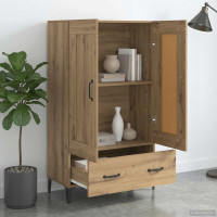 Produktbild för Skåp Artisan-ek 70 x 31 x 115 cm Konstruerat trä