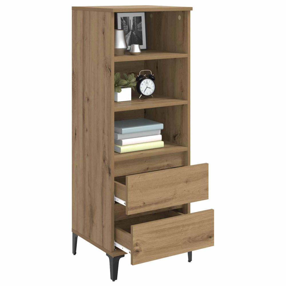 Produktbild för Skåp Artisan-ek 40 x 36 x 110 cm Konstruerat trä