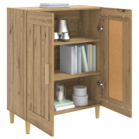 Produktbild för Sideboard Artisan-ek 69,5 x 34 x 90 cm Konstruerat trä