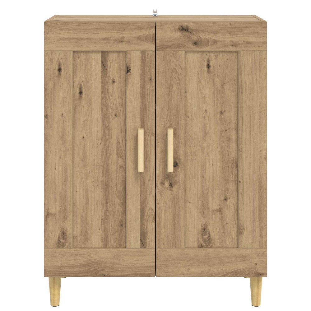 Produktbild för Sideboard Artisan-ek 69,5 x 34 x 90 cm Konstruerat trä