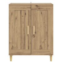 Produktbild för Sideboard Artisan-ek 69,5 x 34 x 90 cm Konstruerat trä