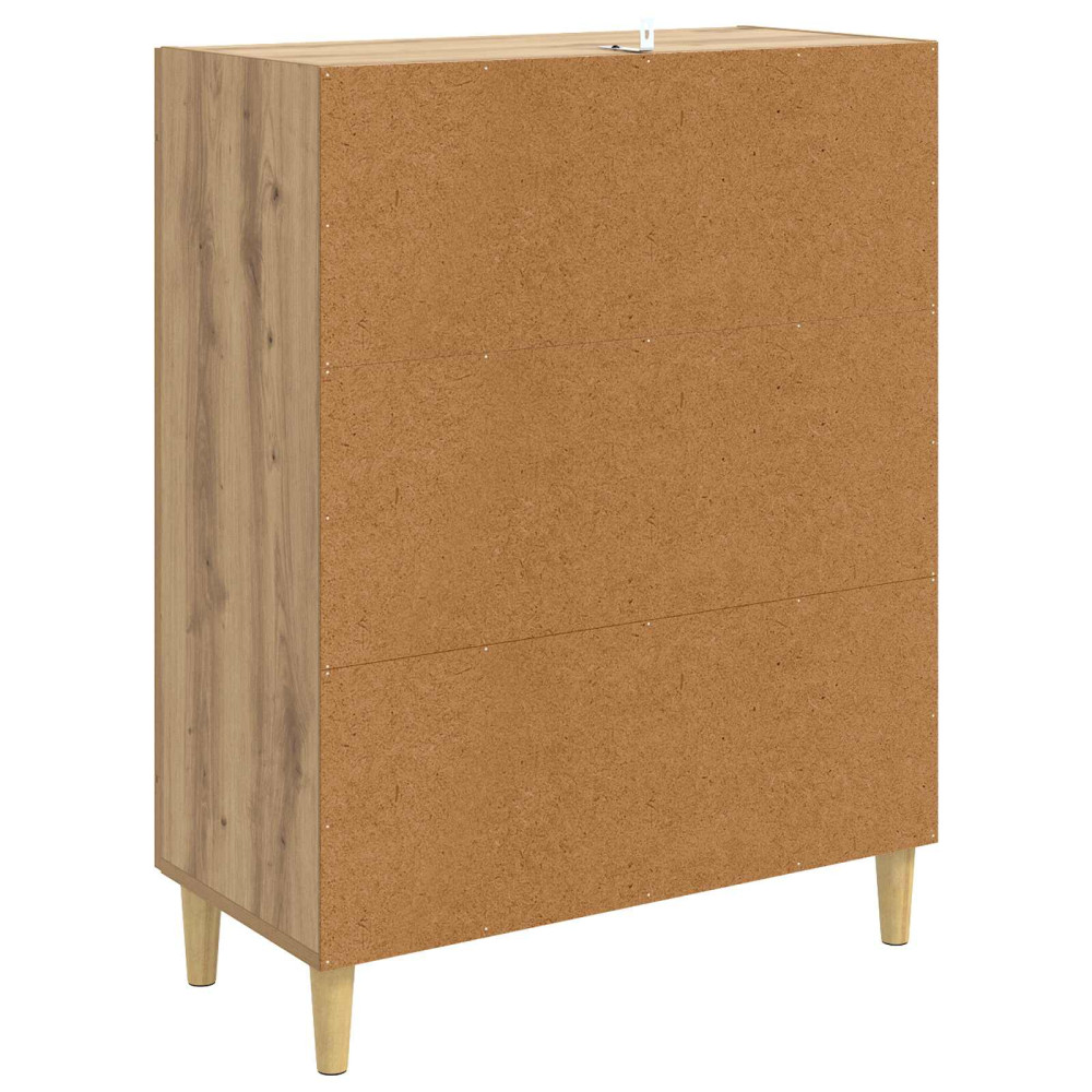 Produktbild för Sideboard Artisan-ek 69,5 x 34 x 90 cm Konstruerat trä
