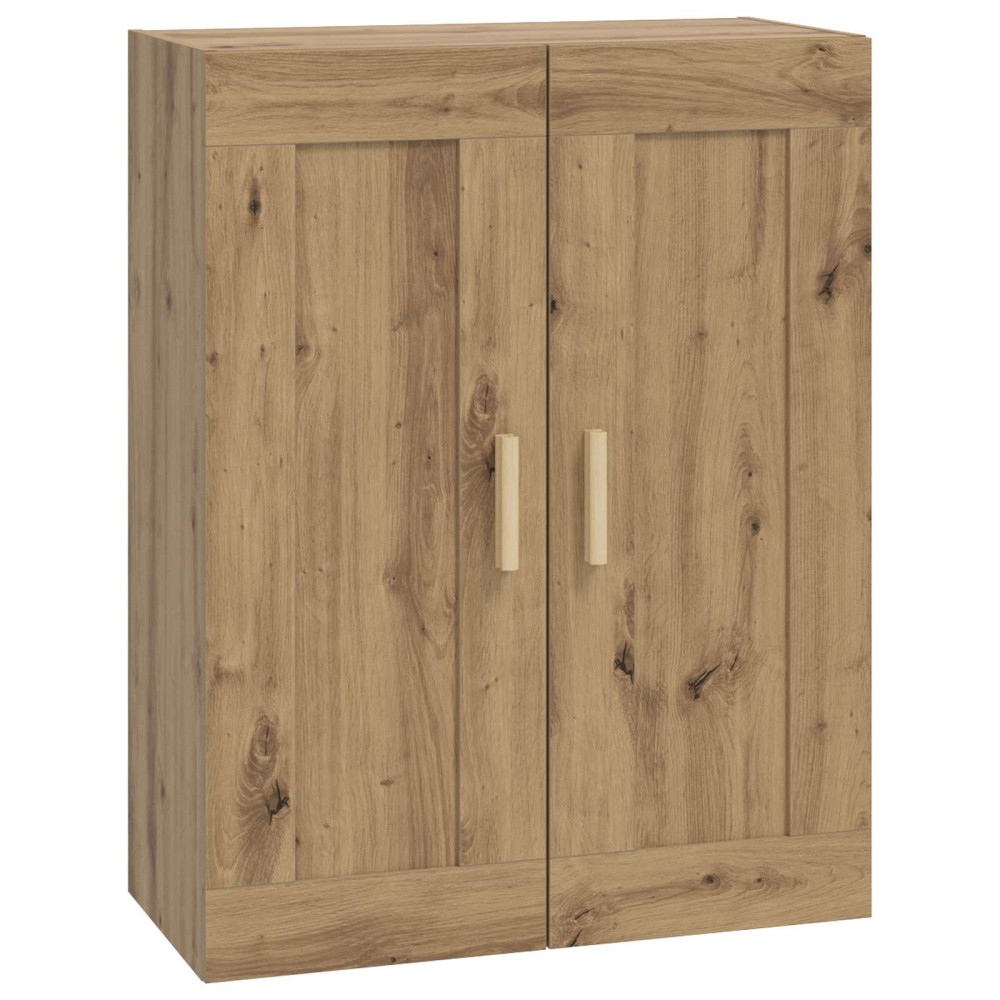 Produktbild för Väggskåp Väggmonterat Artisan-ek 69,5 x 34 x 90 cm