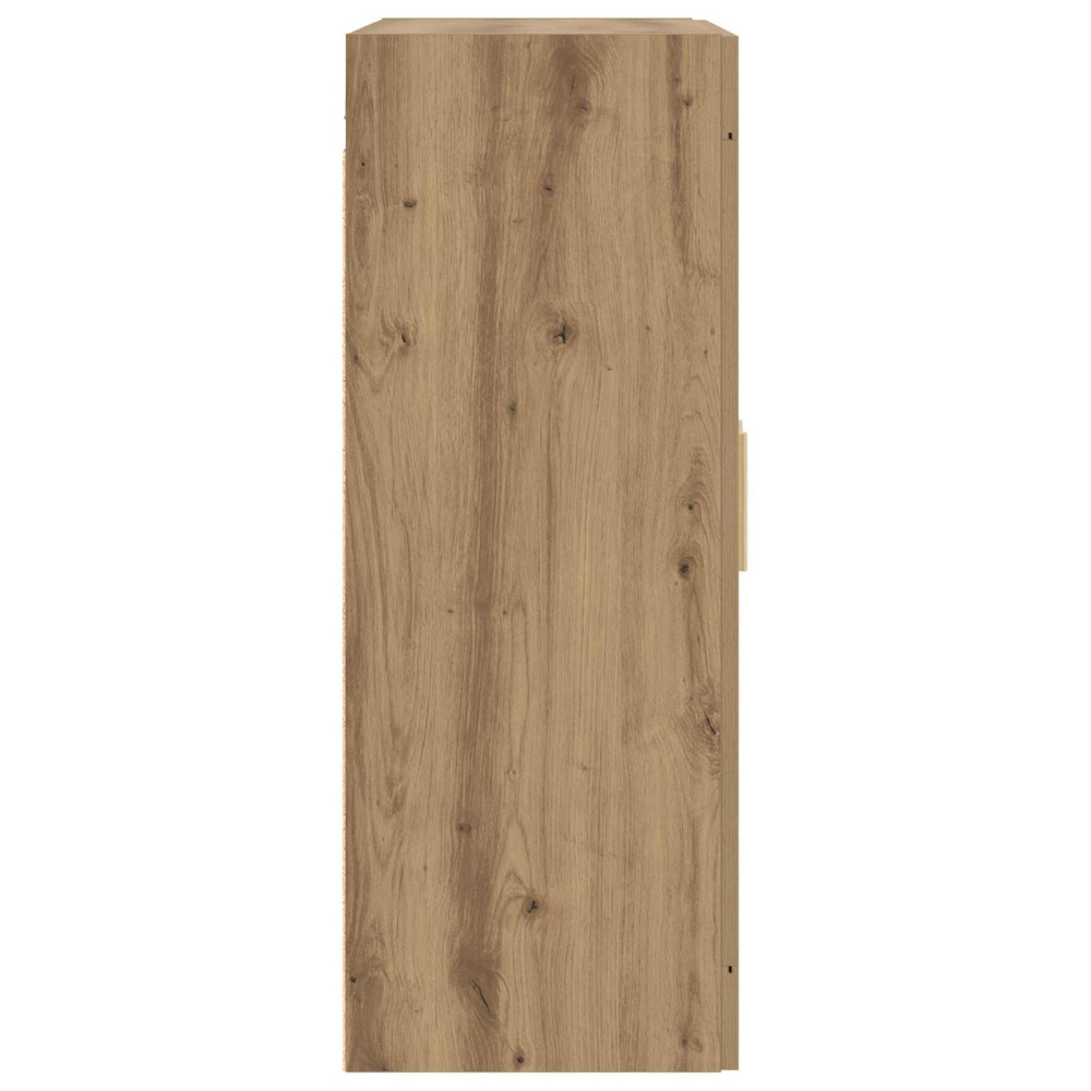 Produktbild för Väggskåp Väggmonterat Artisan-ek 69,5 x 34 x 90 cm
