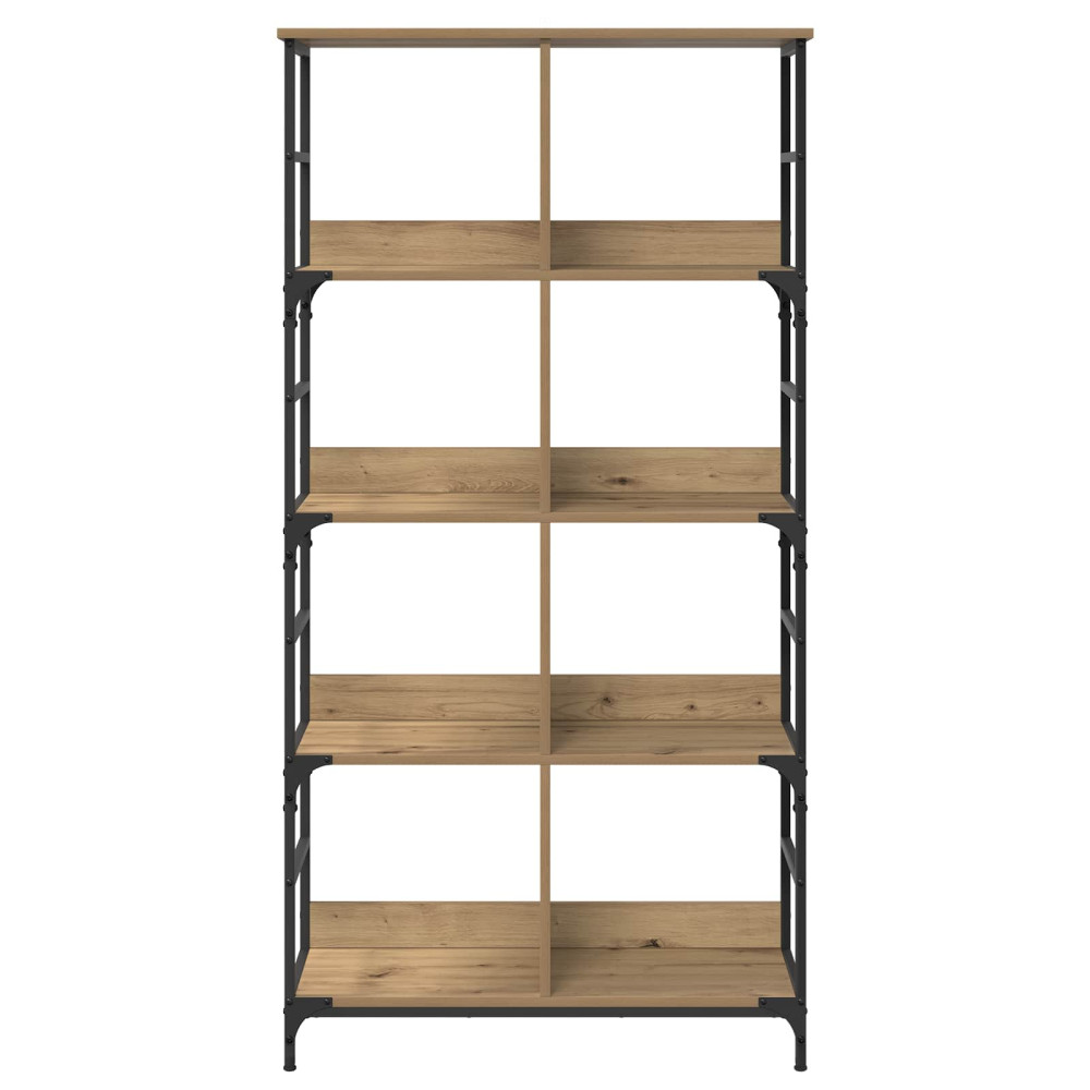 Produktbild för Hyllsystem 4 nivåer 78,5 x 33 x 153 cm metall PB Artisan-ek