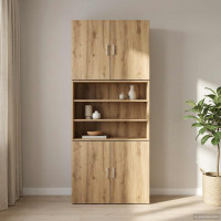 Produktbild för Väggskåp Artisan-ek 80 x 42,5 x 64 cm Konstruerat trä