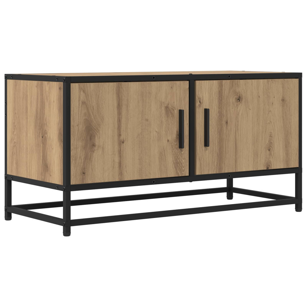 Produktbild för TV-skåp 80 x 34,5 x 40 cm Artisan-ek Konstruerat trä